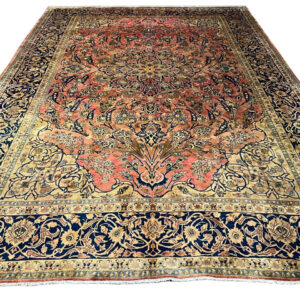 Amerikanischer Sarough 427×303 cm Antik US Sarugh Orient Perser Teppich Sarouck